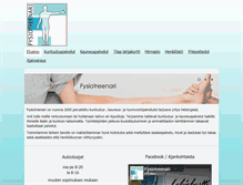 Tablet Screenshot of fysiotreenari.com